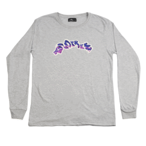 Polera Manga Larga Gris Grafo